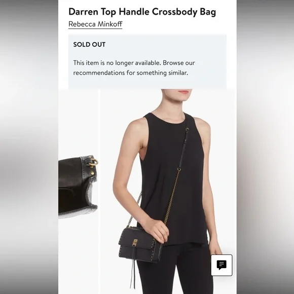 Rebecca Minkoff Darren Top Handle Crossbody Bag - Picture 2 of 6